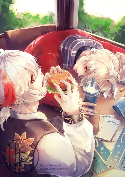 Kazuha and his Friend "Tomo" from Genshin Impact